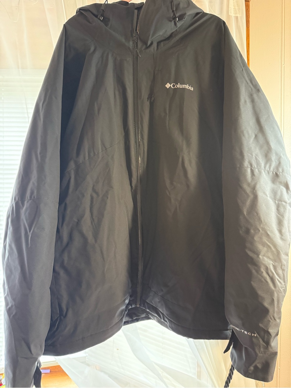 Columbia Sportswear Black Jacket with Gold Detail